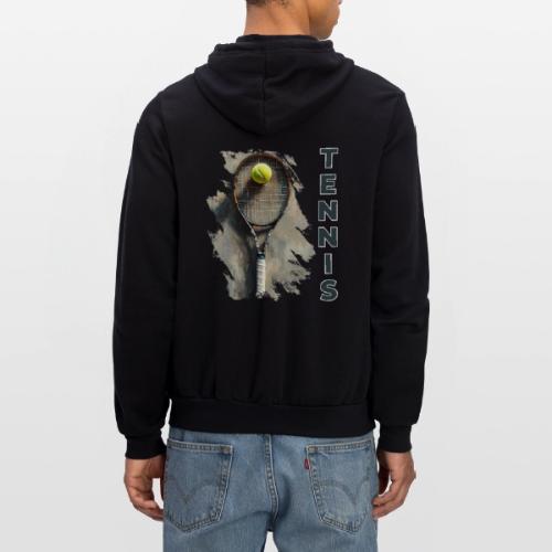 Tennis Power Play - Unisex Full Zip Hoodie
