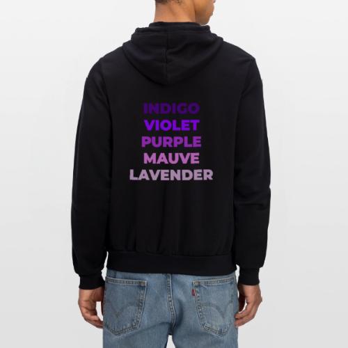 Shades of Purple - Unisex Full Zip Hoodie