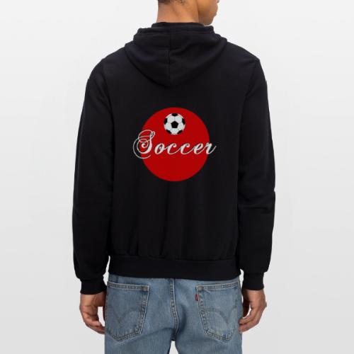 Soccer: Goal Circle - Unisex Full Zip Hoodie