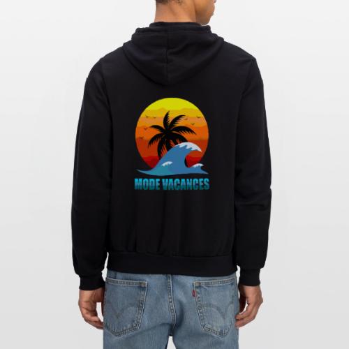 Vacation Mode: Tropical Escape - Unisex Full Zip Hoodie