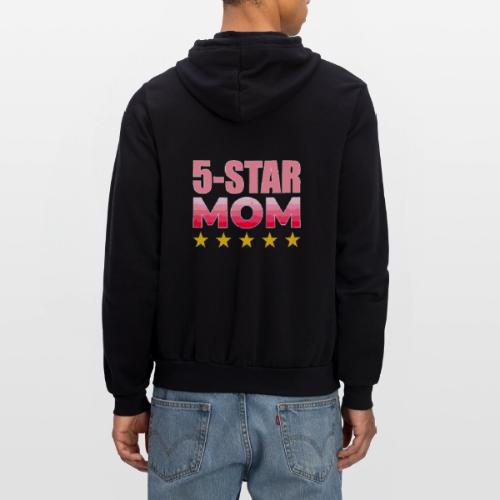 Five Stars Mom - Unisex Full Zip Hoodie