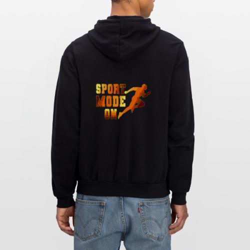Sport Mode On - Unisex Full Zip Hoodie