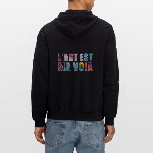 Art is my voice - Unisex Full Zip Hoodie