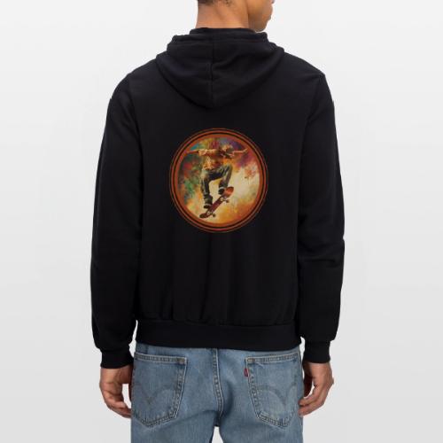 Skateboarding Mode On - Unisex Full Zip Hoodie
