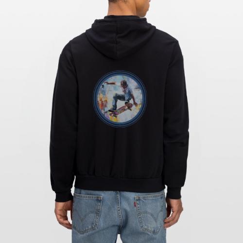 Skateboarding Universe - Unisex Full Zip Hoodie