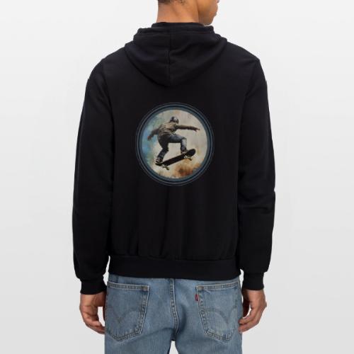 Skateboarding Energy - Unisex Full Zip Hoodie