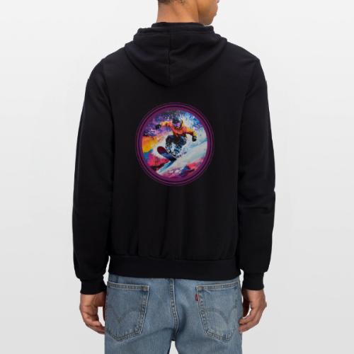 Snowboarding Spirit - Unisex Full Zip Hoodie