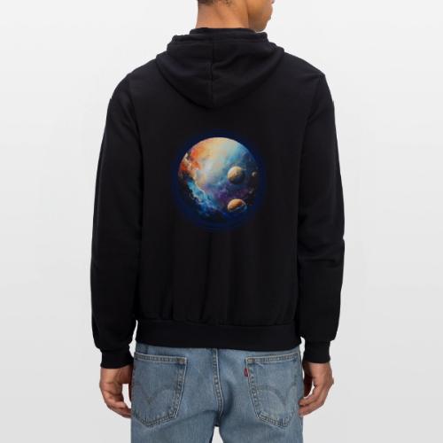 Nebula of Planets - Unisex Full Zip Hoodie