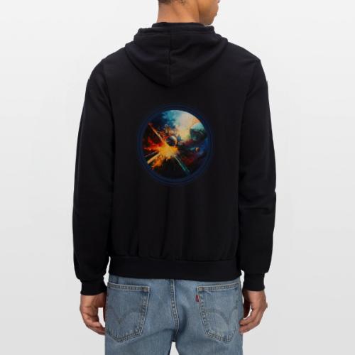Planets in Turmoil - Unisex Full Zip Hoodie