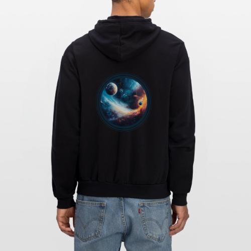 Planets Among Colors - Unisex Full Zip Hoodie
