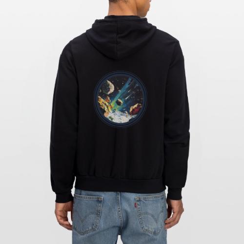 Celestial Collision - Unisex Full Zip Hoodie