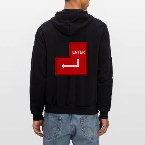 Just Press Enter - Unisex Full Zip Hoodie