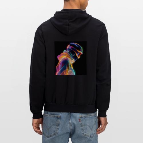 Snowboarding: Neon Gravity Ride - Unisex Full Zip Hoodie