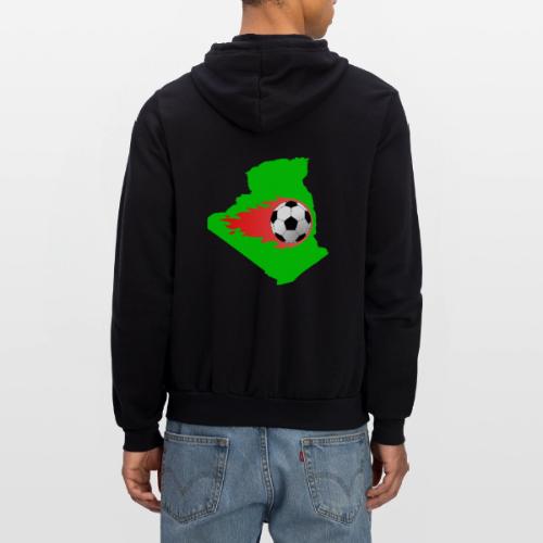 Algerian Football Fire - Unisex Full Zip Hoodie