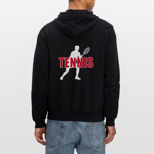 Red Court Tennis - Unisex Full Zip Hoodie