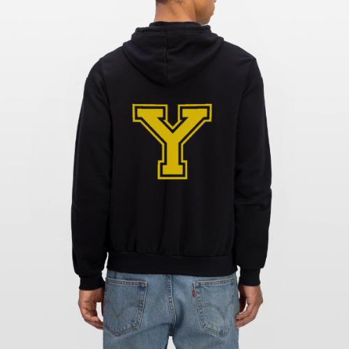 Letter Y – Capital Athletic Alphabet Monogram - Unisex Full Zip Hoodie