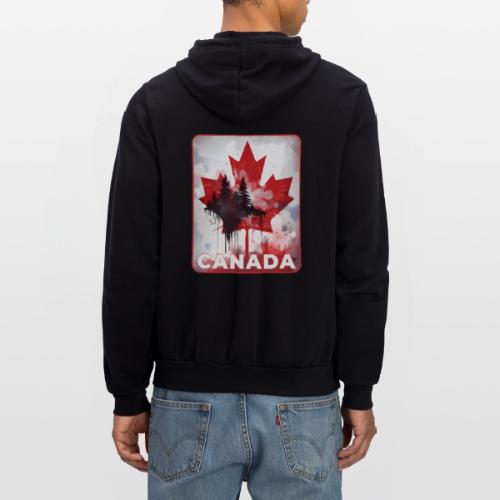 Canada's Maple Leaf Pride - Unisex Full Zip Hoodie