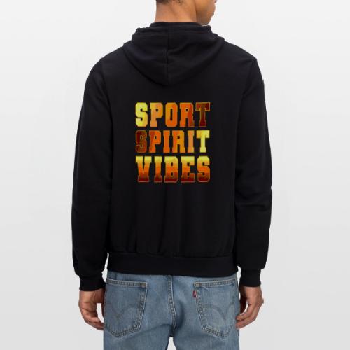 Sport Spirit Vibes Gradient - Unisex Full Zip Hoodie