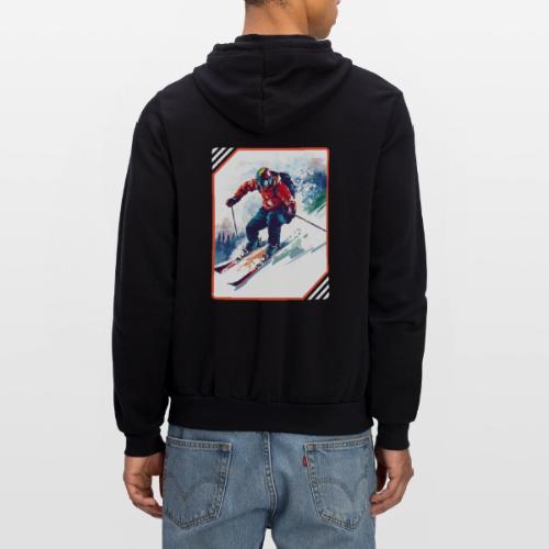 Skiing is Life - Unisex Full Zip Hoodie