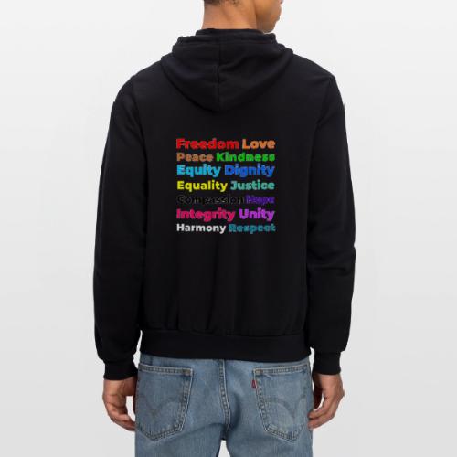 Words of Light - Unisex Full Zip Hoodie