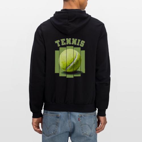 Tennis Minimal - Unisex Full Zip Hoodie