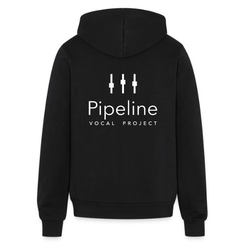 Pipeline White Logo - Unisex Full Zip Hoodie