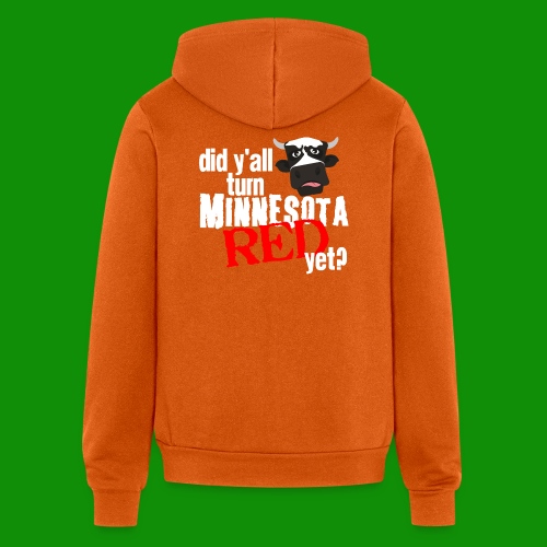 Turn Minnesota Red - Bella + Canvas Unisex Full Zip Hoodie