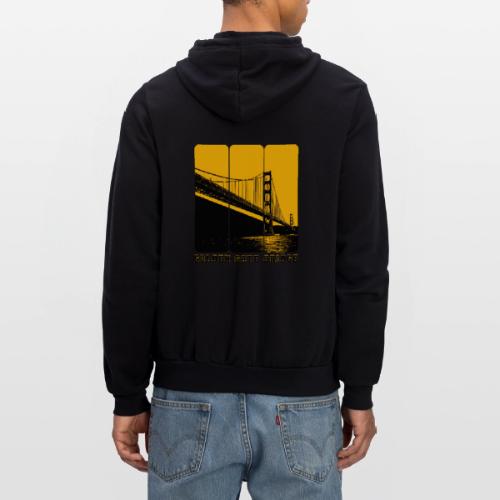 Golden Gate Bold Icon - Unisex Full Zip Hoodie