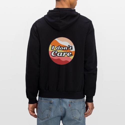 I Don’t Care Vibes - Unisex Full Zip Hoodie