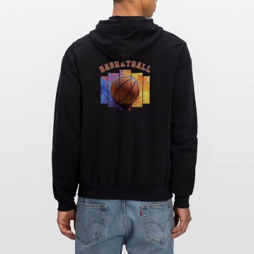 Basketball Pulse - Unisex Full Zip Hoodie