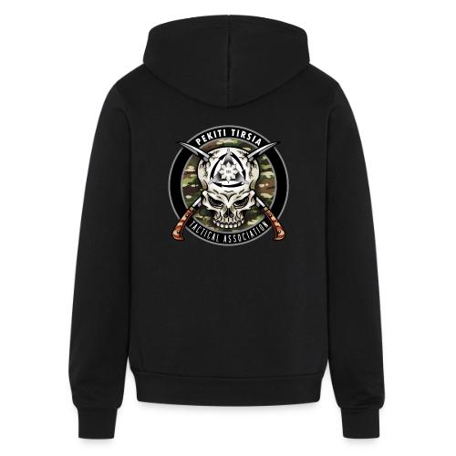 BTG old raven front and PTTA multicam back - Unisex Full Zip Hoodie