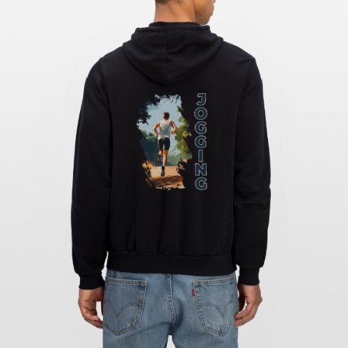 Jogging Vibes - Unisex Full Zip Hoodie