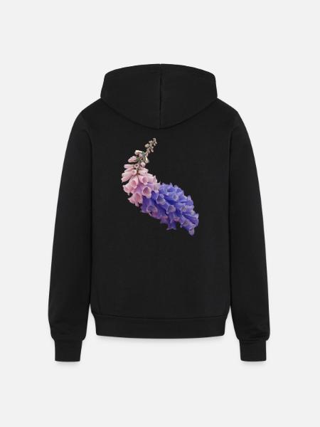 flume skin - Unisex Full Zip Hoodie - black