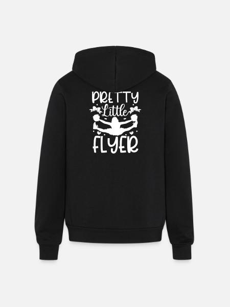 Pretty little flyer - Unisex Full Zip Hoodie - black