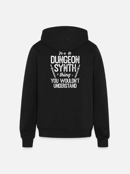 Dungeon Synth You Wouldn't Understand - Unisex Full Zip Hoodie - black
