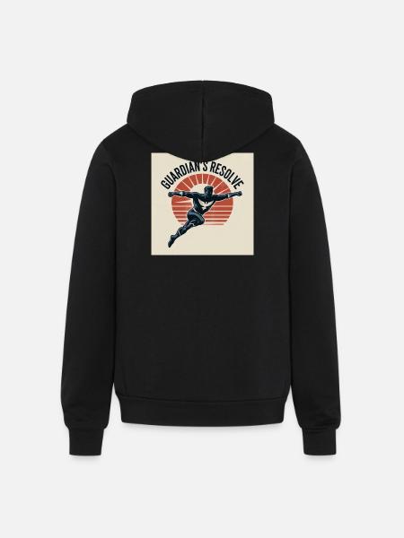 Guardians Resolve - Unisex Full Zip Hoodie - black