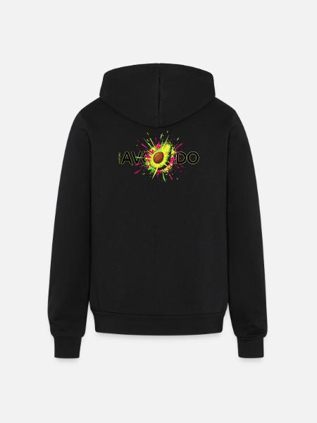 VARENO - URBAN SPLIT - Unisex Full Zip Hoodie - black