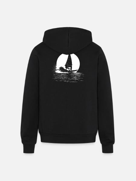 Windsurfing - Unisex Full Zip Hoodie - black