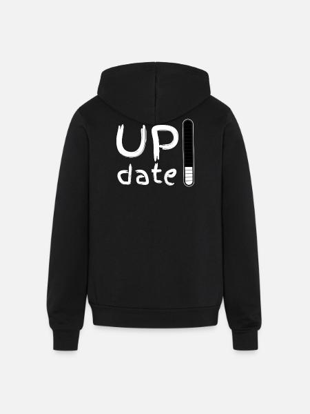 UPdate - Unisex Full Zip Hoodie - black