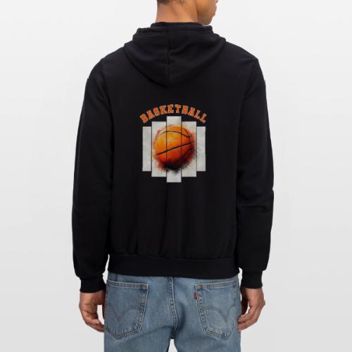 Basketball Element - Unisex Full Zip Hoodie