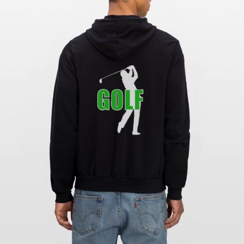 Golf: Classic Golf Motion - Unisex Full Zip Hoodie