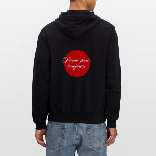 Jeune pour toujours - Unisex Full Zip Hoodie