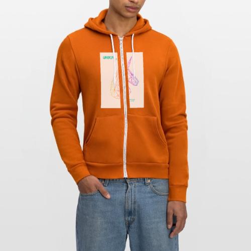Unikin Front - Unisex Full Zip Hoodie