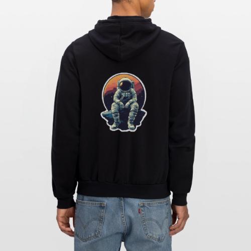 Astronaut in the Void - Unisex Full Zip Hoodie