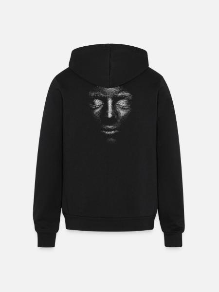 Face - Unisex Full Zip Hoodie - black