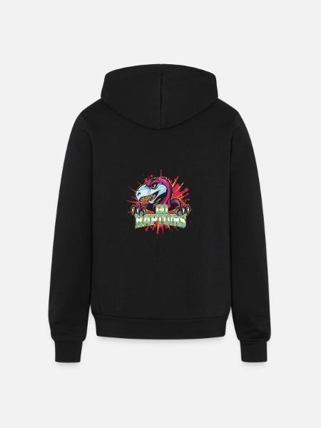 Go Raptors - Unisex Full Zip Hoodie - black