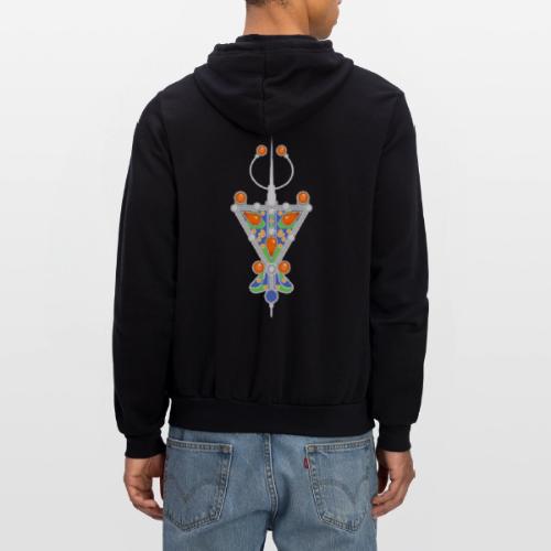 Amazigh: Tazerzit Heritage - Unisex Full Zip Hoodie