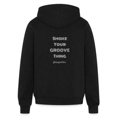 shake your groove thing white - Bella + Canvas Unisex Full Zip Hoodie