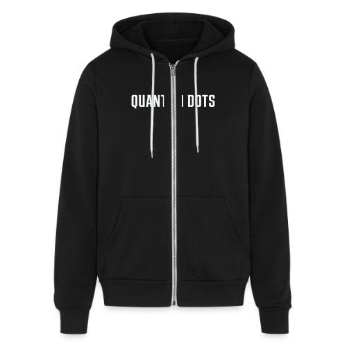 White Quantum Dots (QLED) Collection - Unisex Full Zip Hoodie