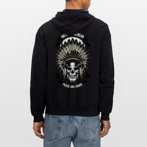 Native American Proud and Honor - Unisex Full Zip Hoodie